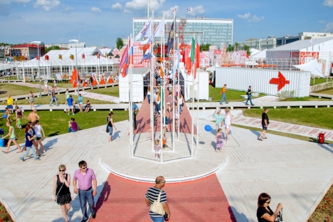 The month-long art festival is being held in Perm from June 1-24. Source: Alexei Zhuravliov