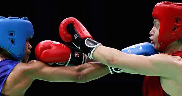 Russian women boxers will fight for gold in London. Source: Getty Images