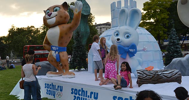 The “Russia.Sochi.Park” in London will promote the 2014 Winter Olympics in Sochi and showcase Russia as a sporting, business and cultural venue. Source: RIA Novosti / Vladimir Pesnya