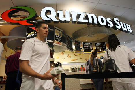 Today the Quiznos Sub network includes over 4,500 restaurants in the U.S. and 25 other countries. Source: Alamy / Legion Media.