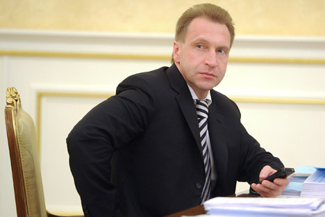 Russia’s First Deputy Prime Minister Igor Shuvalov. Source: TASS