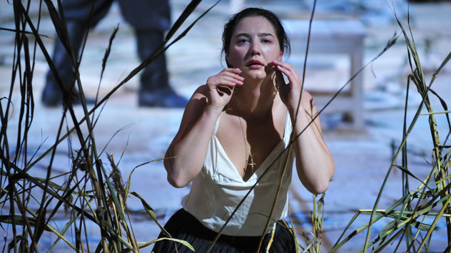 Kristina Kapustinskaya as Grusha the Gypsy in “The Enchanted Wanderer” opera. Source: ITAR-TASS.