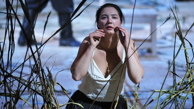 Kristina Kapustinskaya as Grusha the Gypsy in “The Enchanted Wanderer” opera. Source: ITAR-TASS.