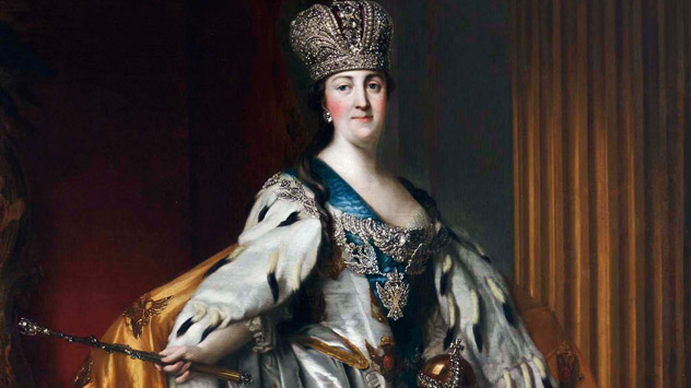 Coronation portrait of Catherine the Great. Source: courtesy of the State Hermitage Museum.