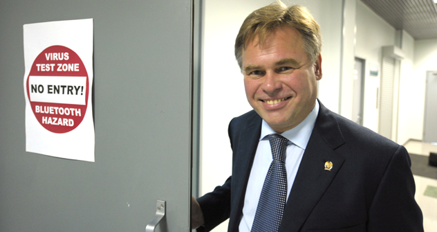Russia accounted for only 5 percent of cybercrime in 2011. Pictured:  Eugene Kaspersky who founded Russian multi-national computer security company, Kaspersky Lab. Source: RIA Novosti