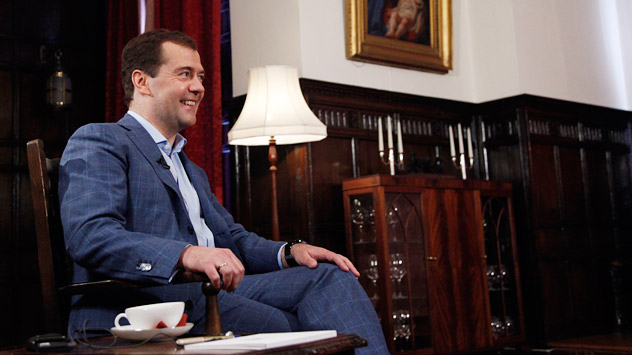 Russian Prime Minister Dmitry Medvedev: "Our civil society has become far more developed, diversified, multi-faceted and much more active. This is the maturing of democracy and development of civil society." Source: ITAR-TASS 