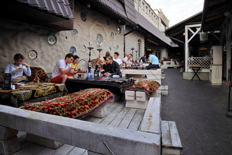 Russos gastam 3,1% da renda mensal em restaurantes e cafés Foto: RIA Nóvosti