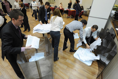 Este ano, comissões eleitorais de todos os níveis serão criadas para os próximos cinco anos para atender a quatro eleições russas Foto: RIA Nóvosti