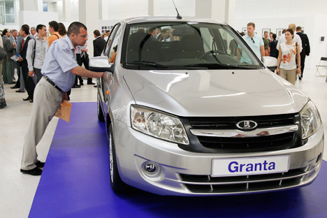 Lada Granta sales started in late December 2011, and it has been the best-selling model on the Russian market for the last two months. Source: AP.