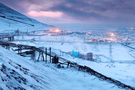 Polar city: Norilsk was built in the Thirties so that nickel and copper could be mined for the defence industry. Source: Press Photo.