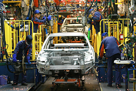 Analysts believe that the subsidy cuts have to do with the automobile industry’s successful recovery from the crisis. Source: ITAR-TASS.