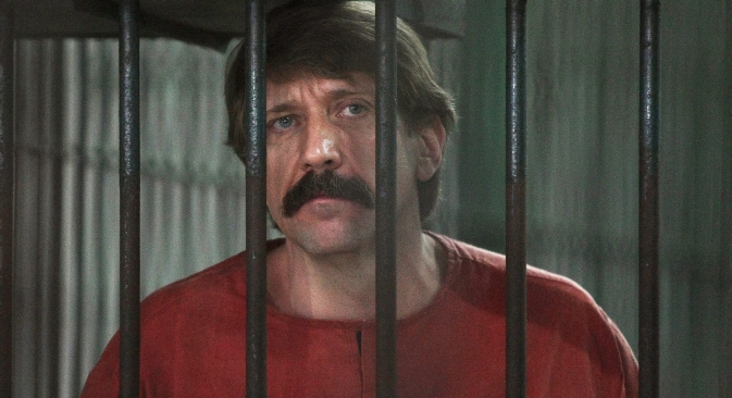 Viktor Bout was arrested in Thailand in 2008 and then extradited to the U.S., where he was convicted by unanimous decision of a Manhattan jury in November 2011 and sentenced to 25 years in prison. Source: ITAR-TASS