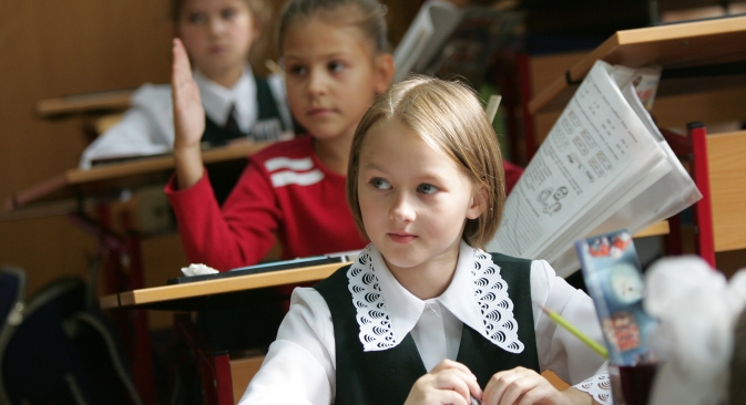 Segregated education may have a positive effect on pupils because boys and girls perceive the same information in different ways, some Russian experts claim. Source: ITAR-TASS
