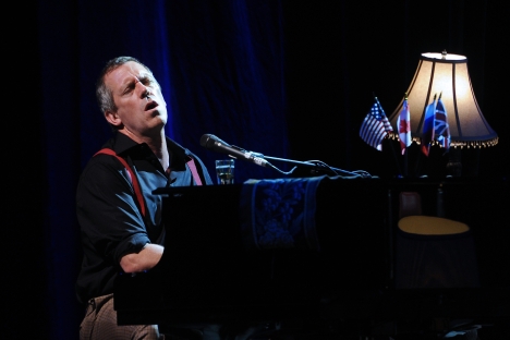Hugh Laurie visited Russia in January and gave a concert in Moscow and St. Petersburg. Source: ITAR-TASS