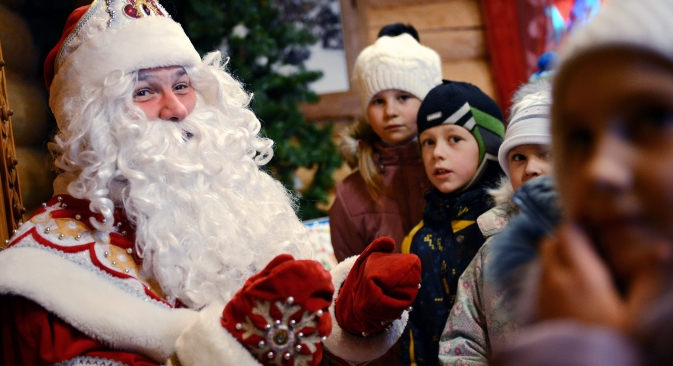 Russian Santa Claus, Grandfather Frost, is seen as the main winter wizard by children. Source: RIA Novosti