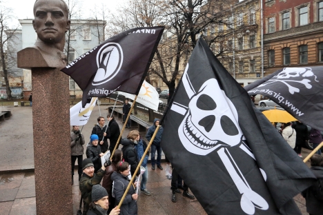 A rally against imposing Internet censorship in St. Petersburg. Source: ITAR-TASS 