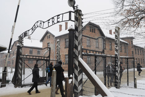 Auschwitz-Birkenau (Auschwitz), where a Russian exposition "Tragedy. Martyrdom. Liberation" opened in the museum as part of commemorative events to mark the 68th anniversary of the liberation of the concentration camps. Source: Vladimir Fedorenko / R
