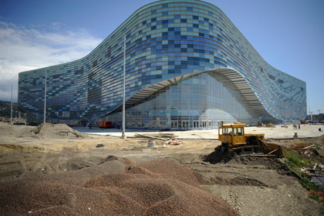 Construction of new infastructure in Sochi before the 2014 Winter Olympics. Source: Mikhail Mordasov