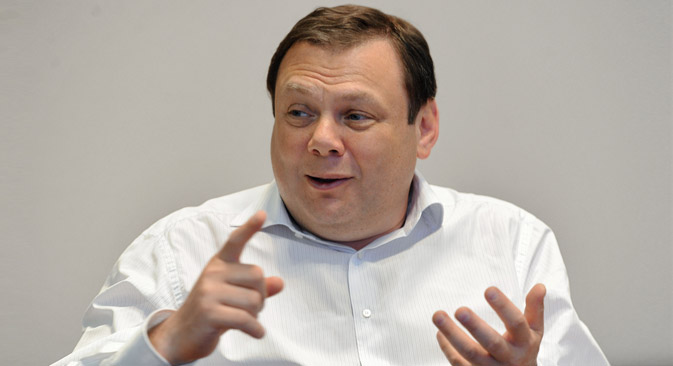 Mikhail Fridman, businessman of the year and the principle owner of the company Alfa Group. Source: Kommersant.