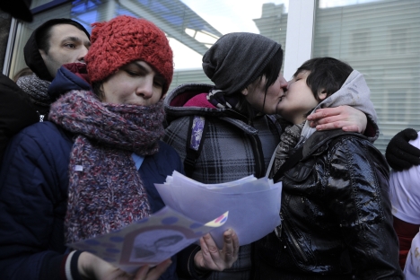 A homossexualidade é definida como um pecado pela Igreja Ortodoxa Russa. Foto: ITAR-TASS