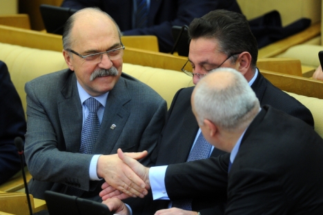 United Russia member Vladimir Pekhtin [pictured] fell victim to a corruption scandal. Source: ITAR-TASS