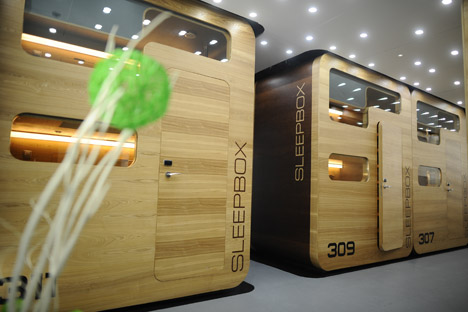 Sleepboxes look like tiny futuristic homes, or the cabins of a spaceship. Source: ITAR-TASS