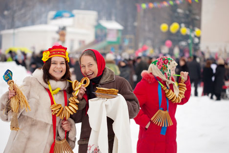 People celebrate Maslenitsa in Moscow. Source: Lori / Legion Media