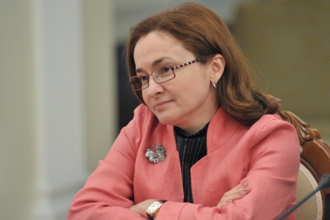 Elvira Nabiullina, Russia’s new Central Bank chief, served as Economic Development Minister from 2007 to 2012 and shepherded Russia through its accession to the World Trade Organization. Source: RIA Novosti / Aleksey Nikolsky