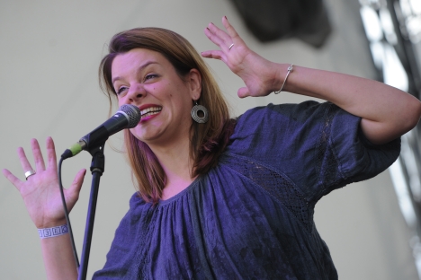 Known for her dramatic poetry readings, often accompanied by a live band, Vera Polozkova has gone from an unknown blogger to an award-winning representative of a new generation of writers. Source: ITAR-TASS