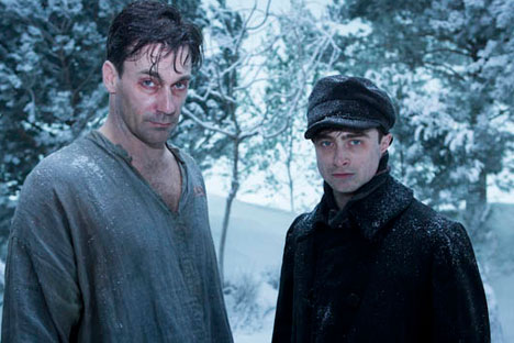 John Hamm and Daniel Radcliffe (L-R) playing in the British comedic drama “A Young Doctor’s Notebook,” based on Mikhail Bulgakov's diaries. Source: Kinopoisk.ru