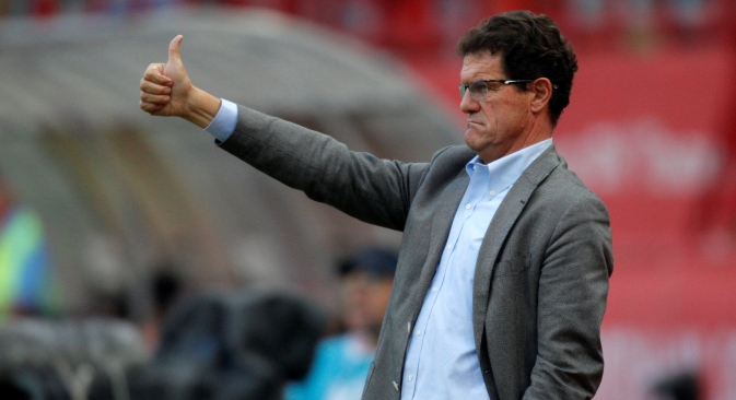 Fabio Capello: "As a coach, you should always be confident — or find another job." Source: AP