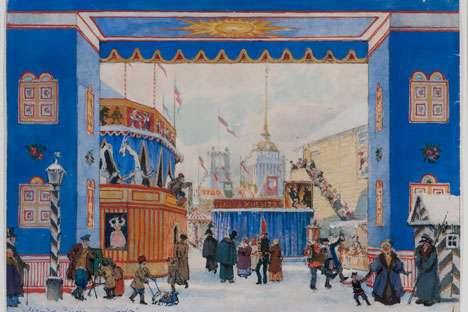 As a designer for the Ballets Russes under Serge Diaghilev, Benois's influence on the modern ballet and stage design is considered seminal. Source: Courtesy of St. Petersburg Gallery in London