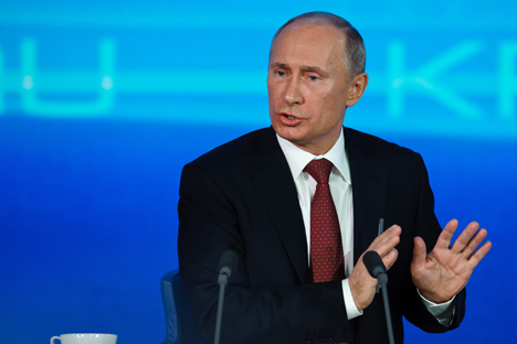 President Vladimir Putin charted a course to "nationalize the elites". Source: ITAR-TASS
