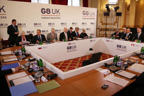The meeting of G8 foreign ministers is a key stage in the preparations for the G8 summit on June.Source: Getty Images / Fotobank
