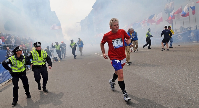 It remains to be seen whether the Boston Marathon explosion will draw the U.S. and Russia closer in combating terrorism. Source: EPA / ITAR-TASS