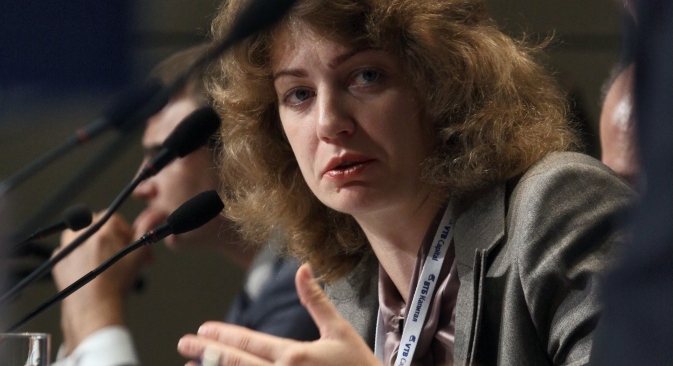 Editor-in-chief of the Russian edition of Forbes Magazine Elizaveta Osetinskaya: "Investigative journalism is getting better." Source: Kommersant