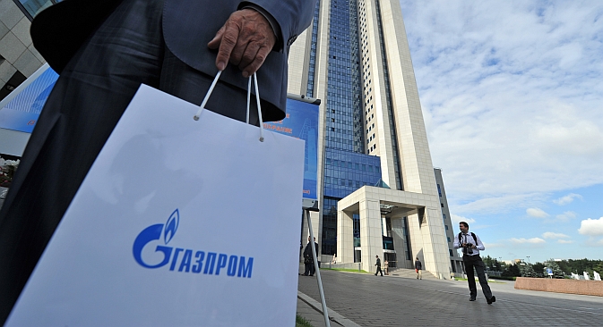 Gazprom’s low price-to-earnings ratio turns its shares into an attractive investment asset. Source: RIA Novosti