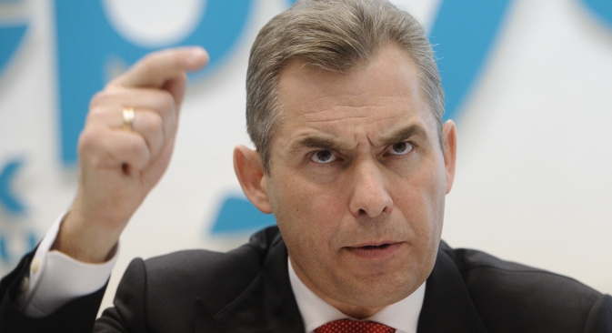 Russian Children's rights ombudsman Pavel Astakhov is concerned with a recent case of Polina Lykho who has had her 6-week-old daughter Viktoria separated from her in New Zealand. Source: ITAR-TASS