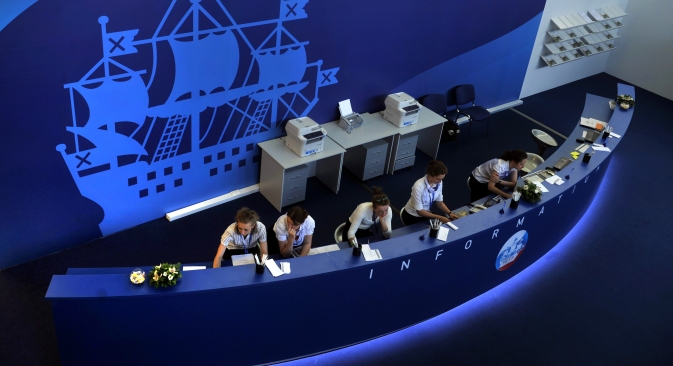 The St. Petersburg International Economic Forum is the key platform for the discussion of the economic agenda. Source: ITAR-TASS