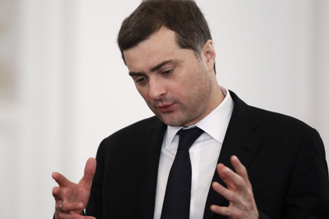 Surkov cited “a practically unencumbered registration of political parties.” . Source: Reuters