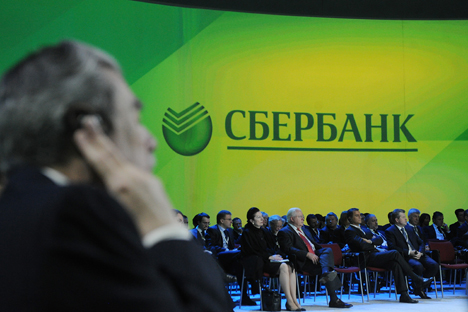 Sberbank é líder de mercado em quase todos os serviços financeiros disponíveis na Rússia Fonte: ITAR-TASS