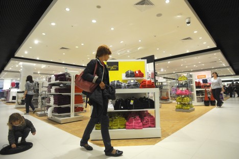 Embora relatório aponte que a Rússia detém o recorde de construção de shoppings, o mercado está longe de estar saturado Foto: ITAR-TASS