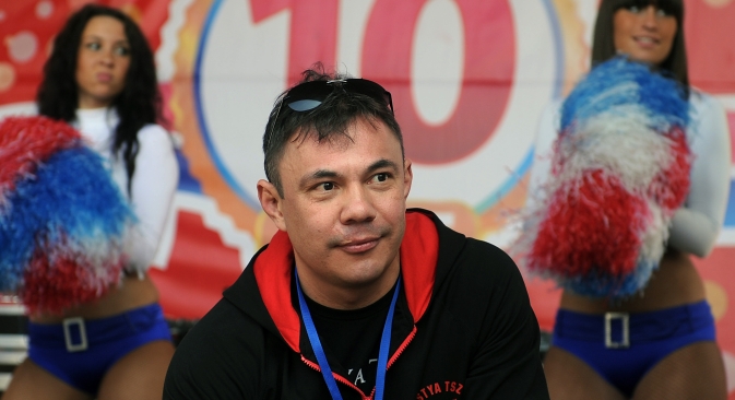 Konstantin “Kostya” Tszyu, himself an erstwhile famed boxer and currently the chief coach of Russian athletes. Source: ITAR-TASS.