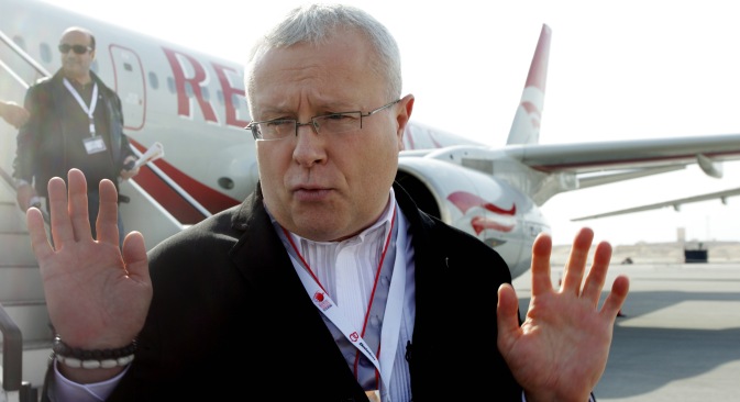 In early April, the former owner of the airline Alexander Lebedev said he had sold 100 percent of the shares to a group of investors for 1 ruble. Source: ITAR-TASS