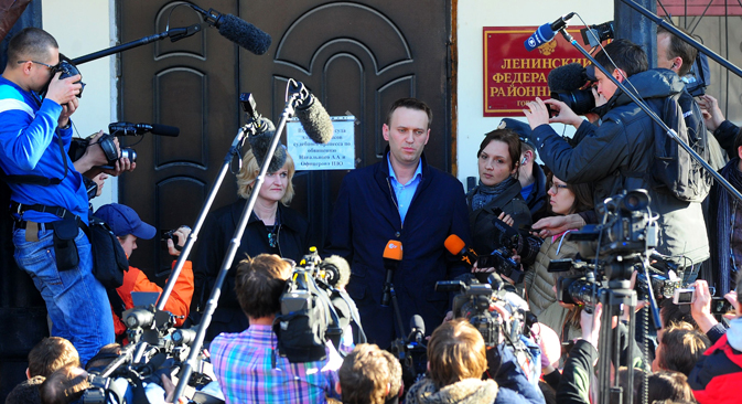 Navalny has denied all charges against him and maintains that he has been framed by the Investigative Committee. Source: ITAR-TASS