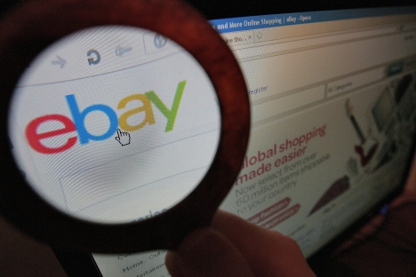 The world's leading online auction, eBay.com, paves its way into Russia: It made its website available in Russian in April 2013. Source: Kommersant  