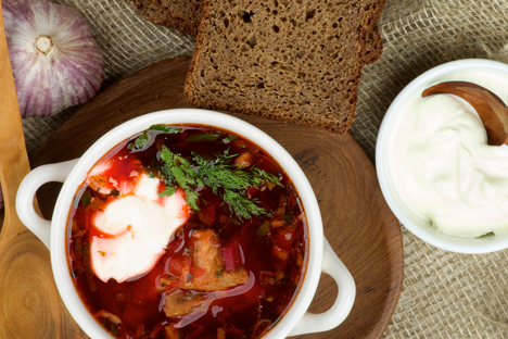 Borscht is an immortal classic, a symbol, and the face of Russian cuisine.Source: FotoImedia