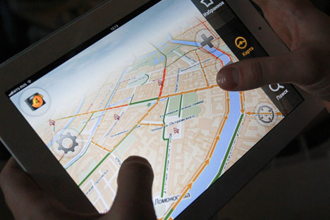 Last year Apple integrated the Yandex geosearch App into its own maps. Source: PhotoXPress