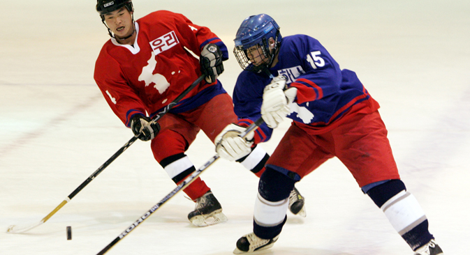 Ice hockey is only taking its first steps in many of the Asian countries. Source: AP