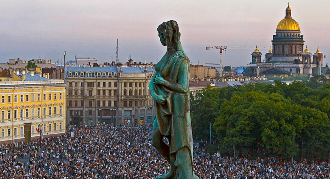 According to World Tourism Organization estimates, St. Petersburg ranks eighth among the most attractive cities for tourism. Source: RIA Novosti